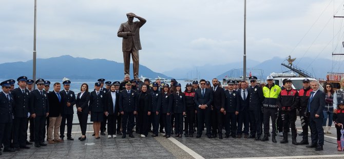 Marmaris’te Polis Haftası ve Türk Polis Teşkilatının kuruluş yıldönümü törenler ile kutlandı