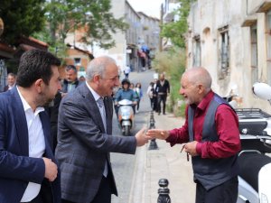 Mete Milas'ta Yatağan ve Kavaklıdere Belediye Başkanlarıyla seçmenin karşısına çıktı