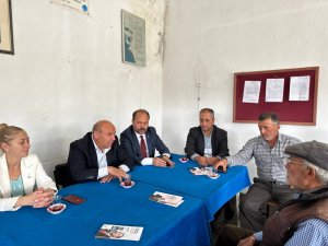 AK PARTİ MUĞLA MİLLETVEKİLİ ADAYI OTGÖZ, KAZADA YARALANAN VATANDAŞLARI ZİYARET ETTİ