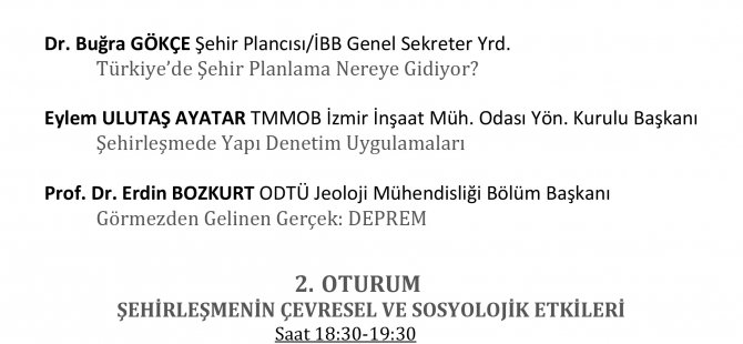 ‘ŞEHİRLEŞME VE DEPREM GERÇEĞİ’ MARMARİS’TE ELE ALINACAK