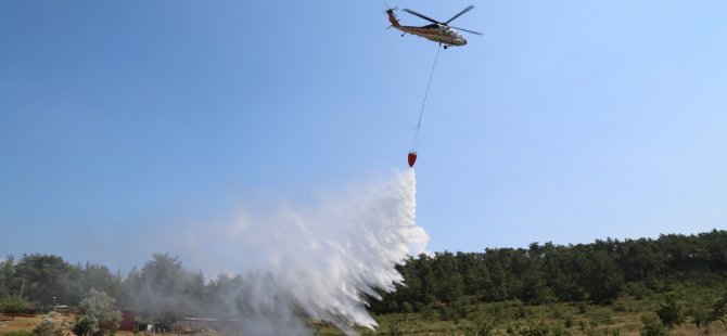 T-70 Yangın Söndürme Helikopteri Muğla’da Göreve Başladı