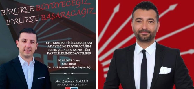 Zekican Balcı Adaylığını açıklıyor