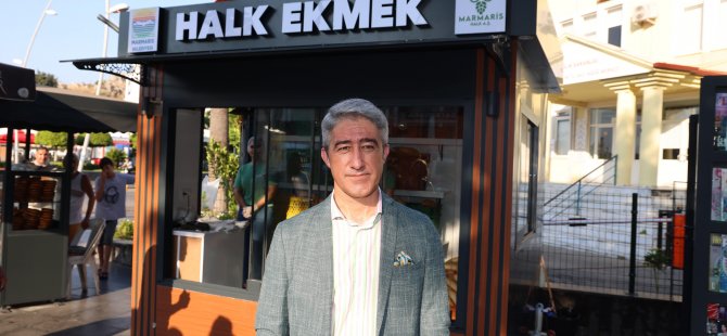 MARMARİS’TE HALK EKMEK BÜFESİ AÇILDI