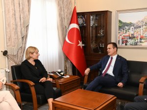 Birleşik Krallık Ankara Büyükelçisi Jill Morris, Vali İdris Akbıyık’ı Ziyaret Etti