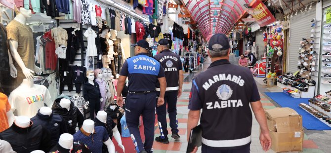 MARMARİS ZABITA’DAN YOĞUN MESAİ