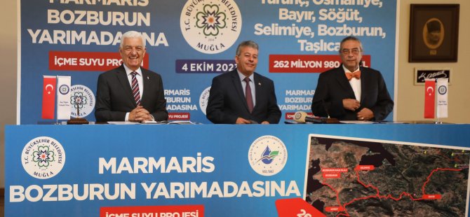 Büyükşehirden Marmaris’e Dev İçme Suyu Yatırımı