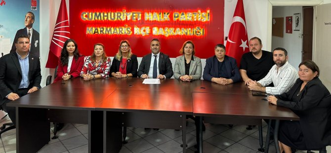 CHP Marmaris İlçe Başkanı Ömer Bozdemir: ‘’Bin yaşa Türkiye Cumhuriyeti!’’