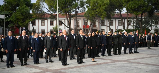 Cumhuriyetimizin Kurucusu Büyük Önder Gazi Mustafa Kemal Atatürk, Muğla’da Saygı ve Özlemle Anıldı