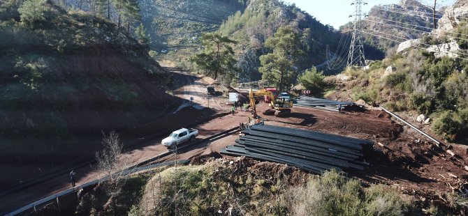 Bozburun İçme Suyu hattının 2 Bin 500 Metresi Tamamlandı