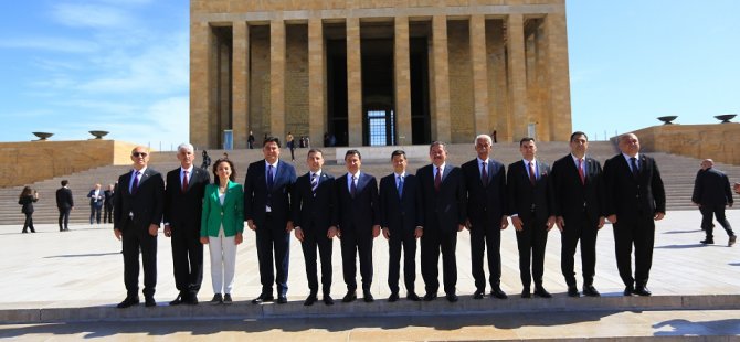 Başkan Ahmet Aras Anıtkabir’de Ata’nın Huzurunda