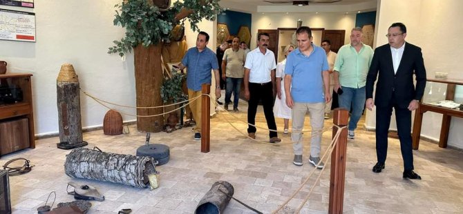 Vali Akbıyık Marmaris Bal Evi ve Arıcılık Müzesi’ni ziyaret etti