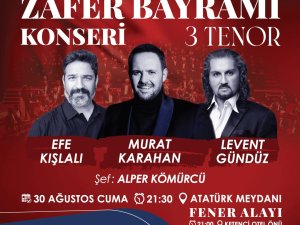 ZAFER BAYRAMI’NDA SAHNEDE “3 TENOR”