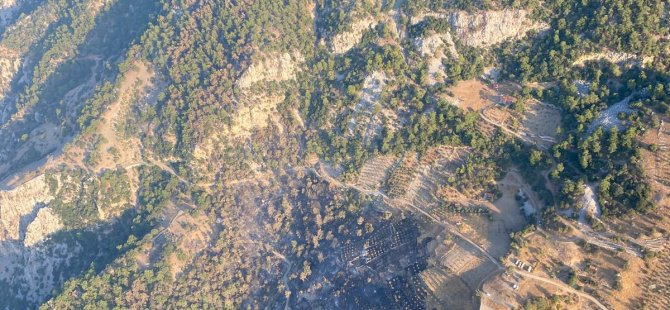 Muğla Menteşe Sarnıç yangını kontrol altına alındı