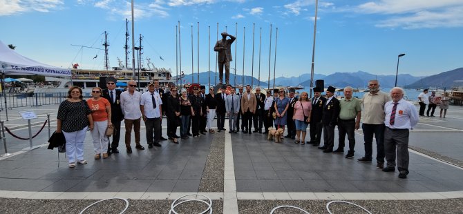 Marmaris'te Gaziler Günü kutlandı