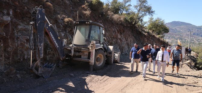 SELİMİYE’DE YOL ÇALIŞMALARI SÜRÜYOR