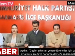 Aydın:  "Geçim sıkıntısı çeken öğrenciler için daha fazla burs, kredi ve barınma desteği sağlanmalıdır"