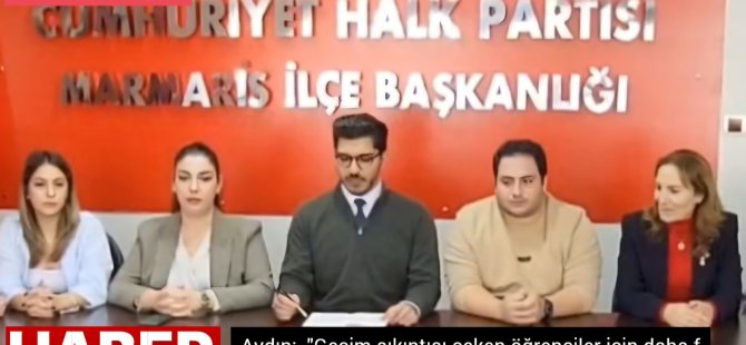 Aydın:  "Geçim sıkıntısı çeken öğrenciler için daha fazla burs, kredi ve barınma desteği sağlanmalıdır"