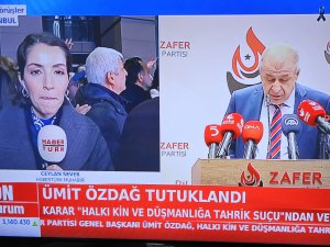 Zafer Partisi Genel Başkanı Ümit Özdağ tutuklandı