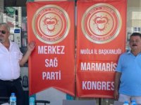 Merkez Sağ Parti Marmaris'te İlçe kongresini yaptı